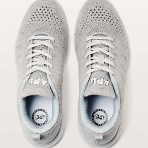 APL TechLoom Pro Knit Sneakers in Light Gray